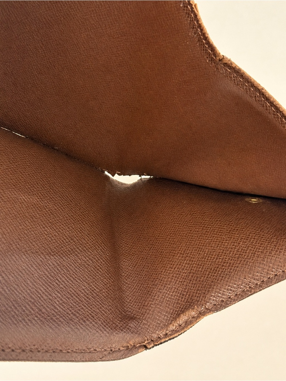 Louis Vuitton Monogram Compact Snap Wallet Vintage Brown LV - Picture 8 of 11